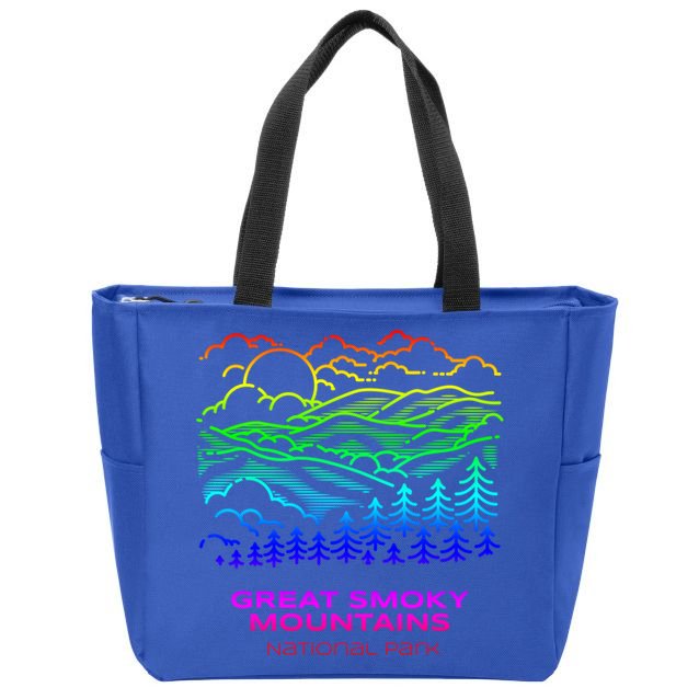 Best Great Smoky Mountains National Park Hike Gift Zip Tote Bag