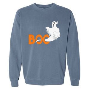 Buh Ghost Scary Halloween Sweet Or Treat Gift Garment-Dyed Sweatshirt