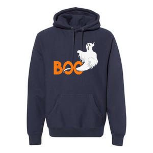 Buh Ghost Scary Halloween Sweet Or Treat Gift Premium Hoodie