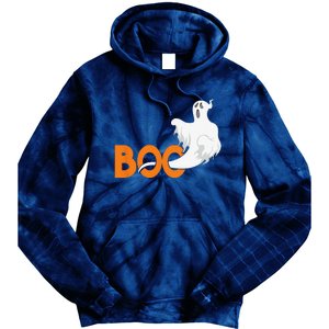 Buh Ghost Scary Halloween Sweet Or Treat Gift Tie Dye Hoodie