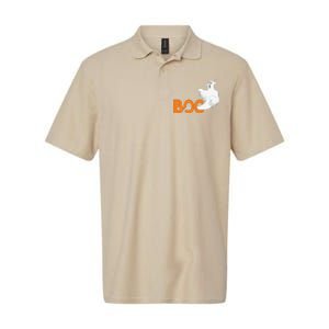 Buh Ghost Scary Halloween Sweet Or Treat Gift Softstyle Adult Sport Polo