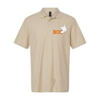 Buh Ghost Scary Halloween Sweet Or Treat Gift Softstyle Adult Sport Polo