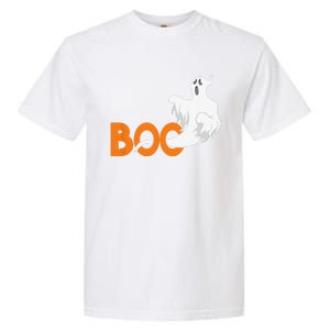 Buh Ghost Scary Halloween Sweet Or Treat Gift Garment-Dyed Heavyweight T-Shirt