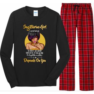 Birthday Gift Sagittarius Zodiac Cool Gift Long Sleeve Pajama Set