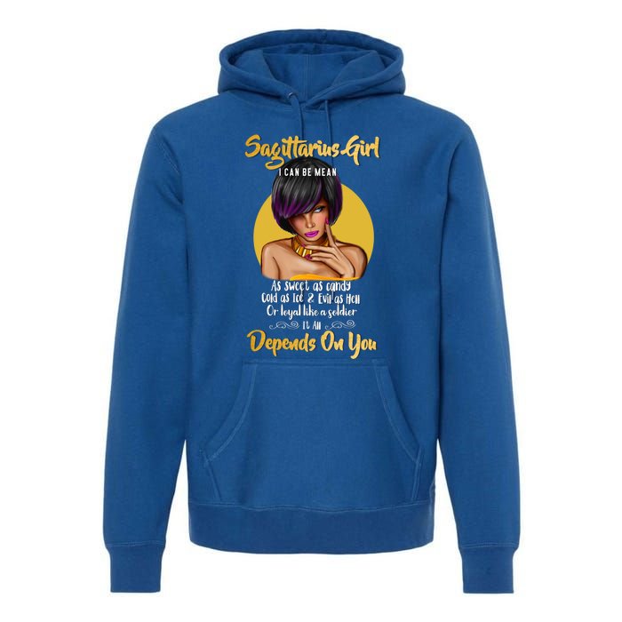 Birthday Gift Sagittarius Zodiac Cool Gift Premium Hoodie