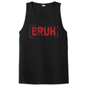 Bruh Gamer Slang Meme Design Gift PosiCharge Competitor Tank