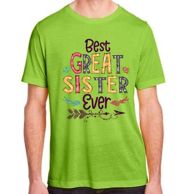 Best Great Sister Ever Cute Arrow Family Blessing Gift Adult ChromaSoft Performance T-Shirt