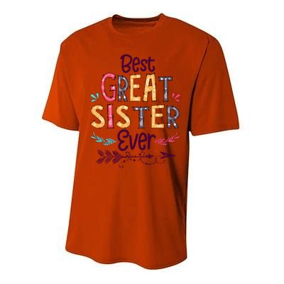 Best Great Sister Ever Cute Arrow Family Blessing Gift Performance Sprint T-Shirt