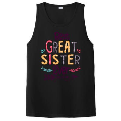 Best Great Sister Ever Cute Arrow Family Blessing Gift PosiCharge Competitor Tank