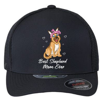 Best German Shepherd Mom Ever Flexfit Unipanel Trucker Cap