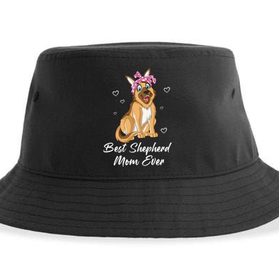 Best German Shepherd Mom Ever Sustainable Bucket Hat