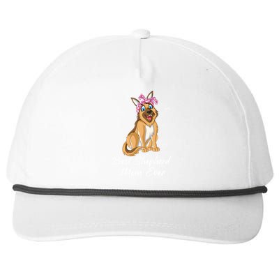 Best German Shepherd Mom Ever Snapback Five-Panel Rope Hat