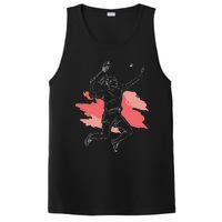 Badminton Girl Smash Shuttlecock Athlete Sports PosiCharge Competitor Tank