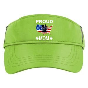 Black Ger Shepherd SchäFerhund Proud Patriot Mom Meaningful Gift Adult Drive Performance Visor