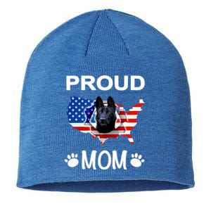 Black Ger Shepherd SchäFerhund Proud Patriot Mom Meaningful Gift Sustainable Beanie