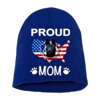 Black Ger Shepherd SchäFerhund Proud Patriot Mom Meaningful Gift Short Acrylic Beanie