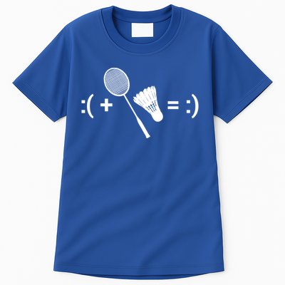 Badminton Game Shuttlecock Sport Badminton Gift Tall T-Shirt