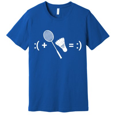 Badminton Game Shuttlecock Sport Badminton Gift Premium T-Shirt