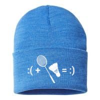 Badminton Game Shuttlecock Sport Badminton Gift Sustainable Knit Beanie