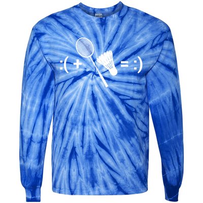 Badminton Game Shuttlecock Sport Badminton Gift Tie-Dye Long Sleeve Shirt