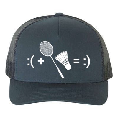 Badminton Game Shuttlecock Sport Badminton Gift Yupoong Adult 5-Panel Trucker Hat