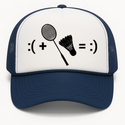 Badminton Game Shuttlecock Sport Badminton Gift Trucker Hat