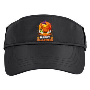 Boo Ghost Scary Pumpkin Moon Witch Rooster Halloween Adult Drive Performance Visor