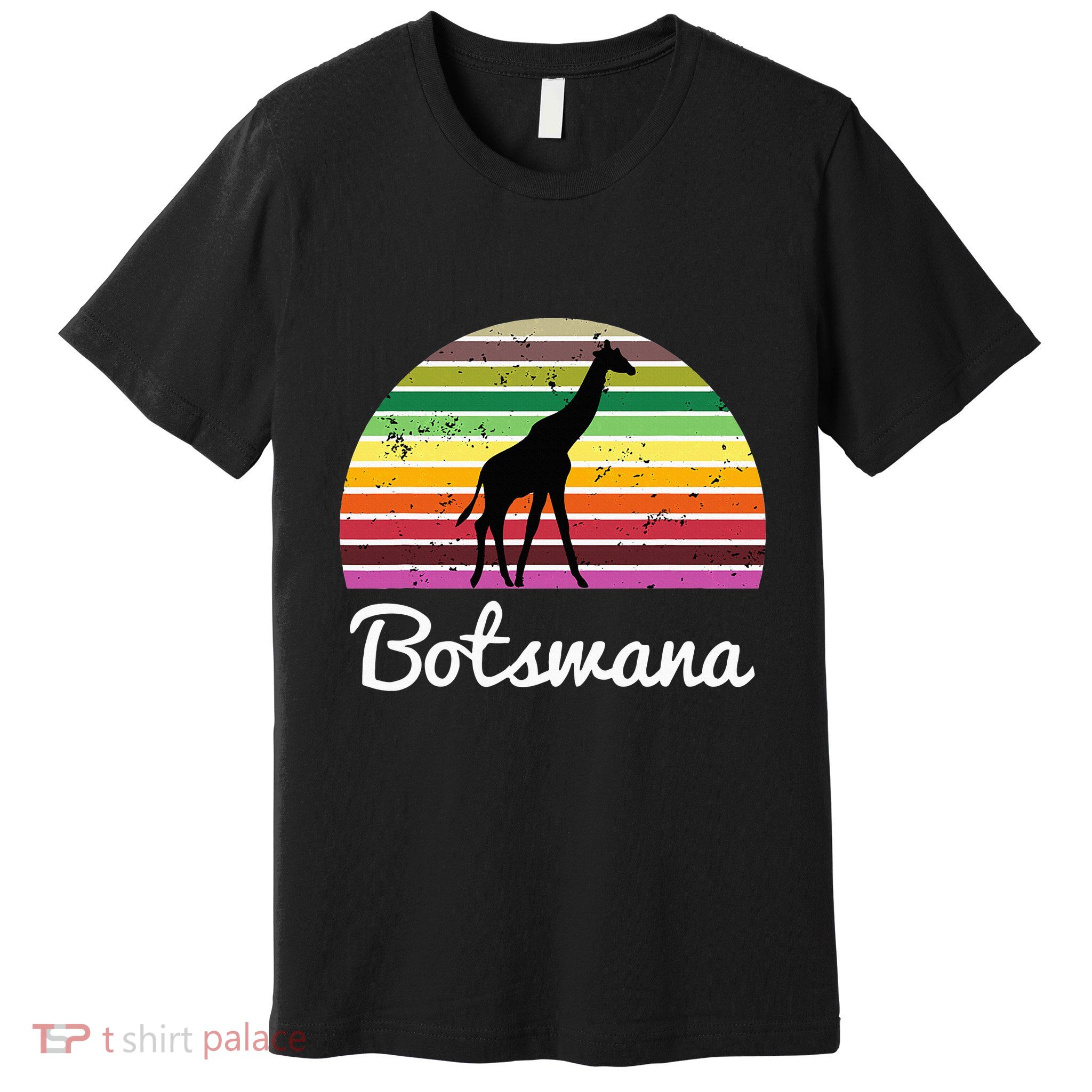 Botswana Giraffe Safari Gift Premium T-Shirt