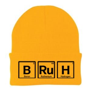 Bruh Gamer Slang Meme Design Knit Cap Winter Beanie