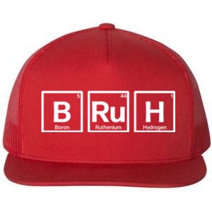 Bruh Gamer Slang Meme Design Flat Bill Trucker Hat