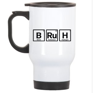 Bruh Gamer Slang Meme Design Stainless Steel Travel Mug