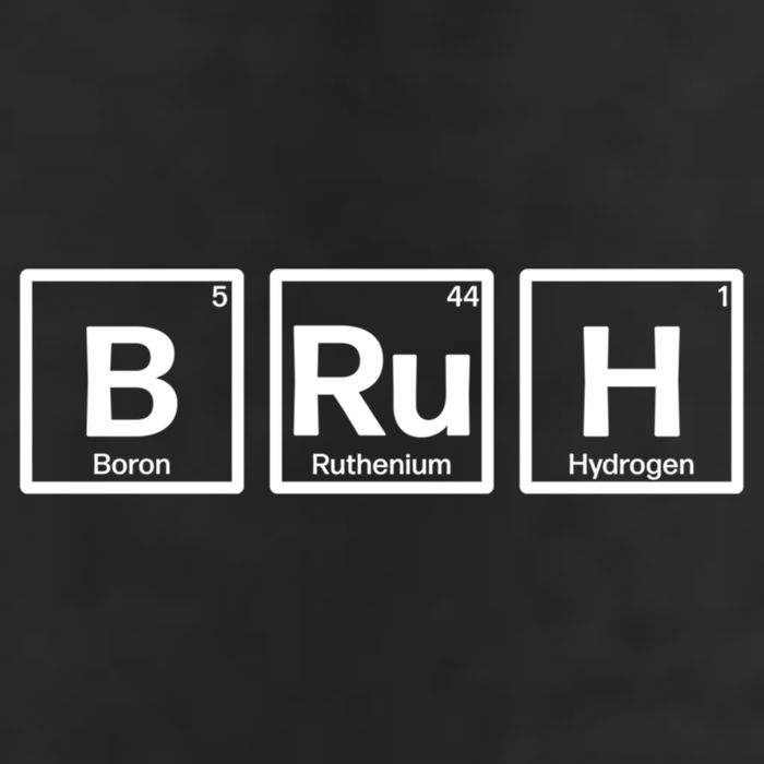 Bruh Gamer Slang Meme Design Gift 7 Panel Mesh Trucker Snapback Hat