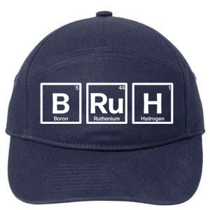 Bruh Gamer Slang Meme Design Gift 7-Panel Snapback Hat