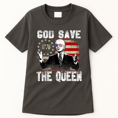 Biden God Save The Queen Confsued Funny Meme 4th Of July Tall T-Shirt