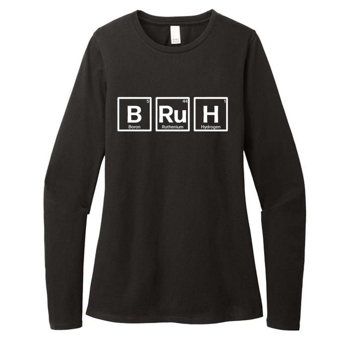 Bruh Gamer Slang Meme Design Womens CVC Long Sleeve Shirt