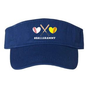 Ball Grammy Softball Baseball Grammy Grandma Gift Valucap Bio-Washed Visor