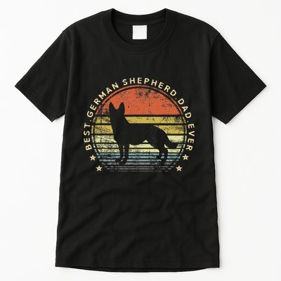 Best German Shepherd Dad Ever Daddy Gifts Dog Lover Owner Tall T-Shirt