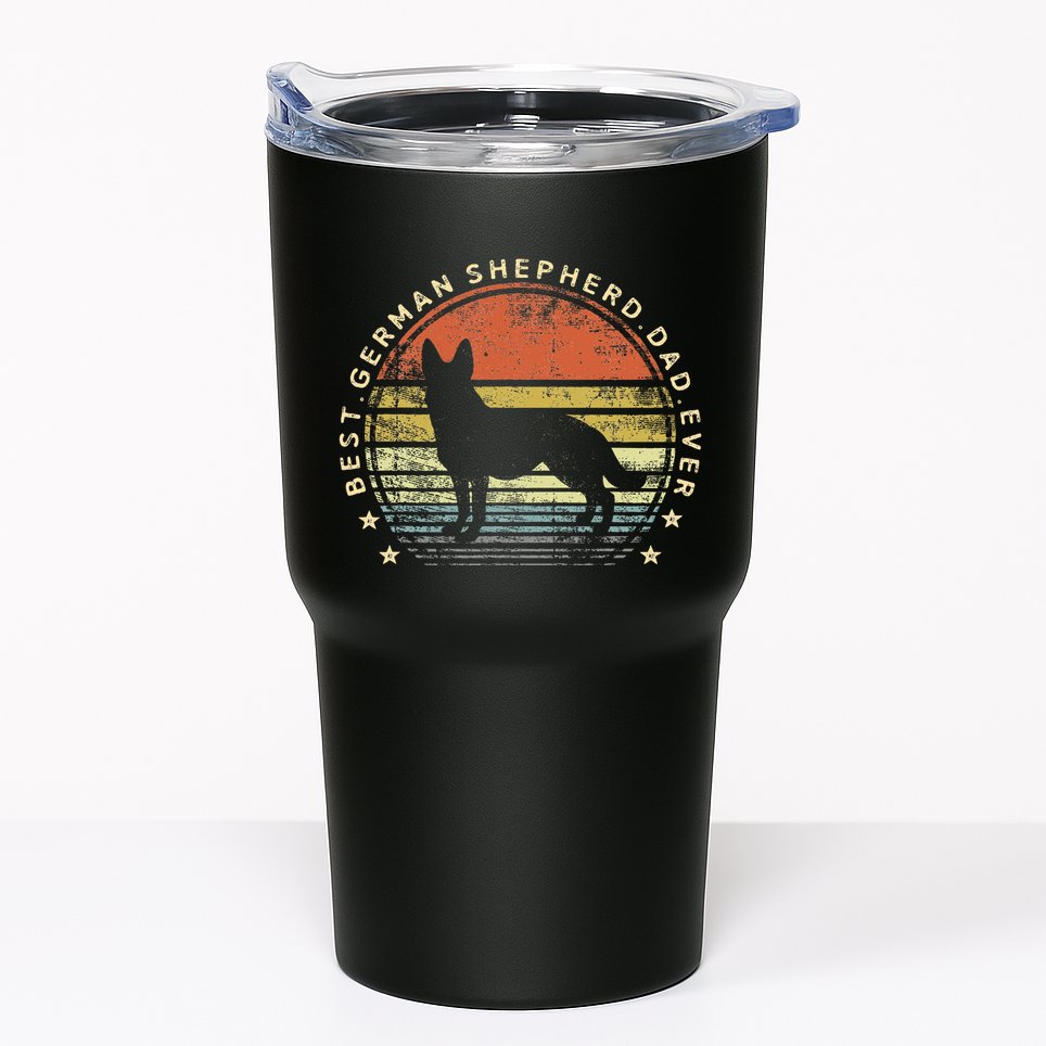 Best German Shepherd Dad Ever Daddy Gifts Dog Lover Owner Tumbler