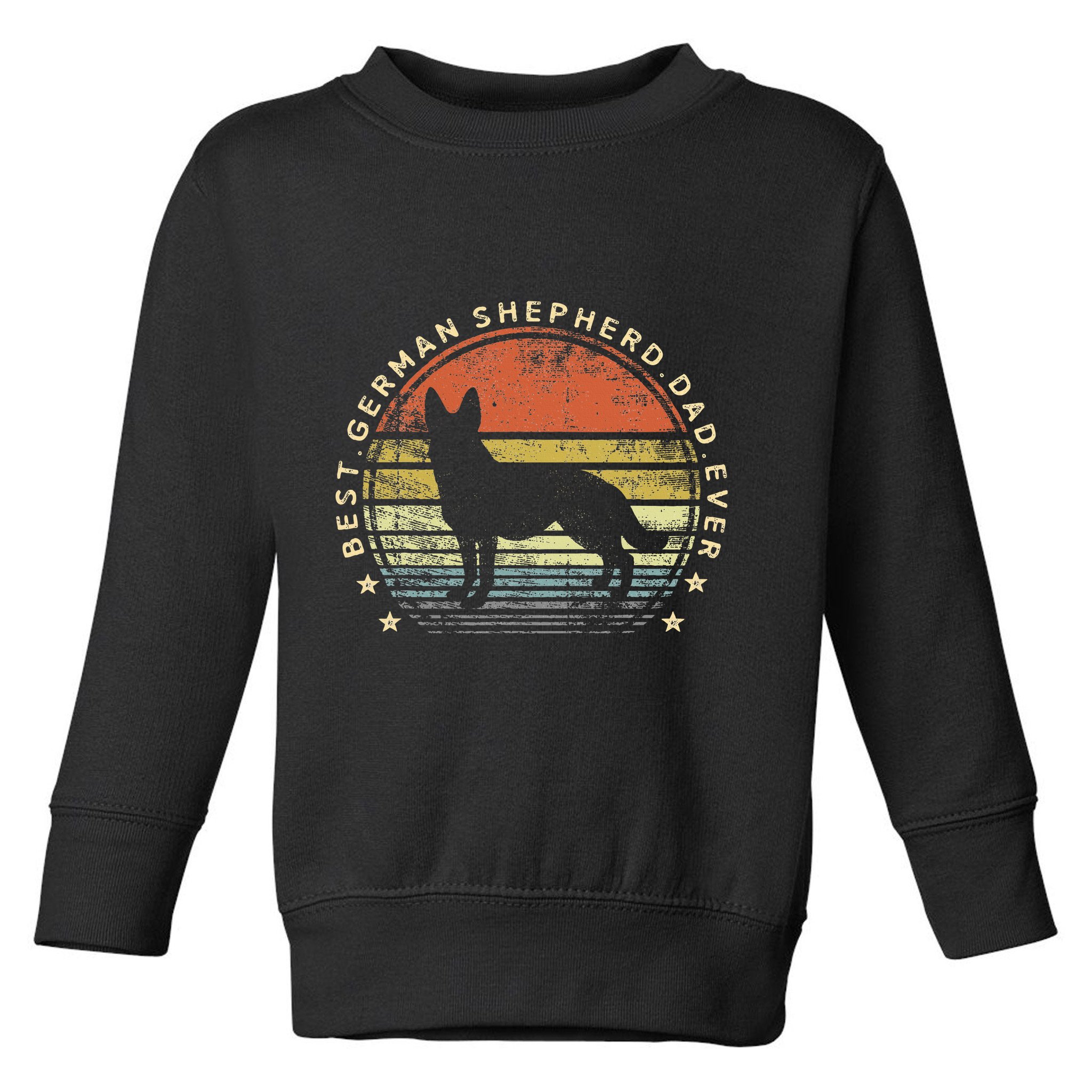 Best German Shepherd Dad Ever Daddy Gifts Dog Lover Owner Toddler Sweatshirt