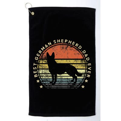 Best German Shepherd Dad Ever Daddy Gifts Dog Lover Owner Golf Towel