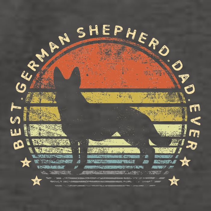 Best German Shepherd Dad Ever Daddy Gifts Dog Lover Owner Vector Backpack
