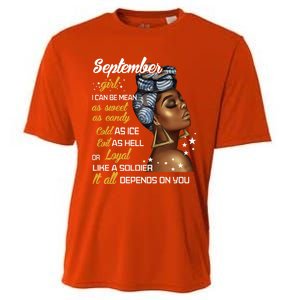 Birthday Gift September Virgo Libra Funny Gift Cooling Performance Crew T-Shirt