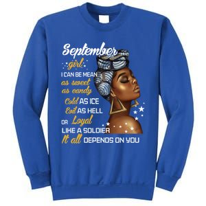 Birthday Gift September Virgo Libra Funny Gift Sweatshirt