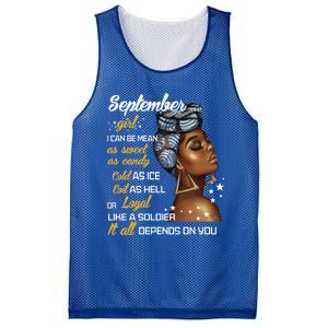 Birthday Gift September Virgo Libra Funny Gift Mesh Reversible Basketball Jersey Tank