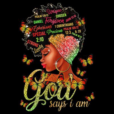 Black  God Says I Am Black Melanin History Month Pride T-Shirt