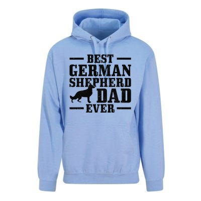 Best German Shepherd Dad Ever Funny Dog Owner Vintage Unisex Surf Hoodie