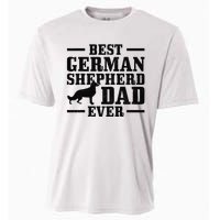 Best German Shepherd Dad Ever Funny Dog Owner Vintage Cooling Performance Crew T-Shirt