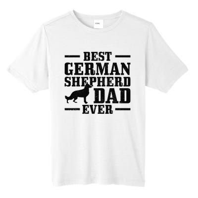 Best German Shepherd Dad Ever Funny Dog Owner Vintage Tall Fusion ChromaSoft Performance T-Shirt