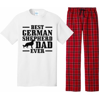 Best German Shepherd Dad Ever Funny Dog Owner Vintage Pajama Set