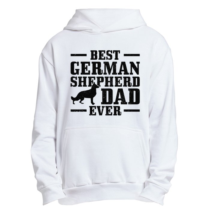 Best German Shepherd Dad Ever Funny Dog Owner Vintage Urban Pullover Hoodie